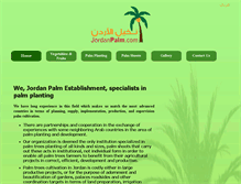 Tablet Screenshot of jordanpalm.com